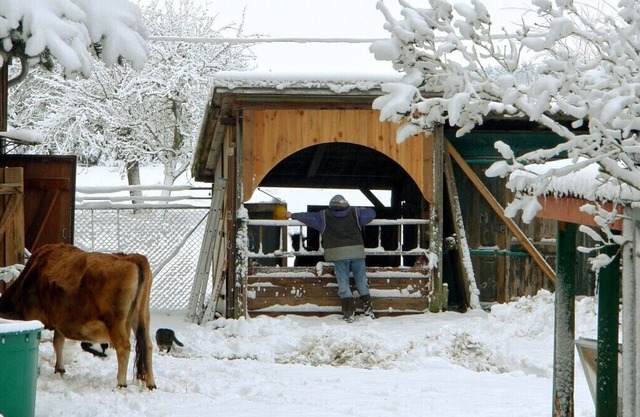 Apartment on a small farm in an outdoor location