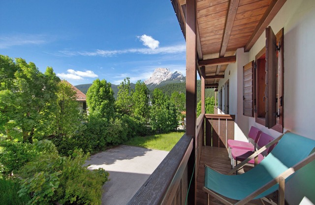 Apartment 'Villa Cleila Blu D' with Mountain View, Shared Garden and Balcony