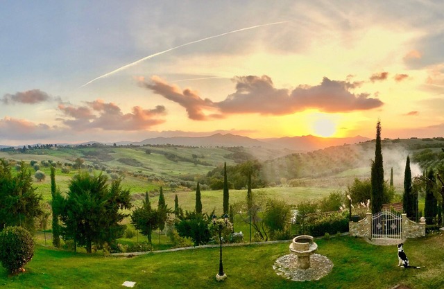 Apartment with large living room and panoramic garden terrace