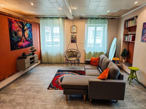 Appartement agréable et atypique, rénové, wifi, terrasse, jardin