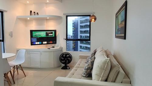 Apto de frente para o Mar, Piscina na cobertura