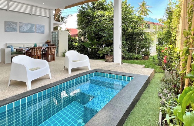 At the Beach: New 6-9 person Beachfront Pool Villa at Ao Yon Beach, Phuket