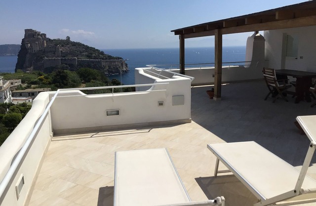 Attic room with terrace and lots of views