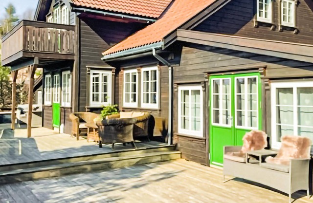 Awesome home in Spangereid with sauna