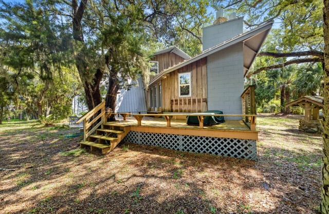 Bay Front A-Frame with Dock and Kayaks