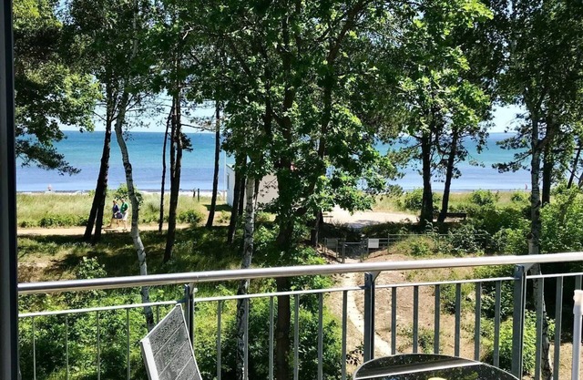 Beach flat Krebs with sea view