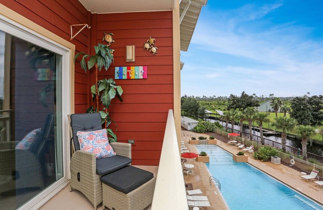 Beach View 2BR Condo in Waterside with Community Pool Sleeps 6 ~ Coastal Joy