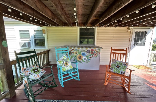 Beautiful countryside home with spacious rooms and a large covered porch.