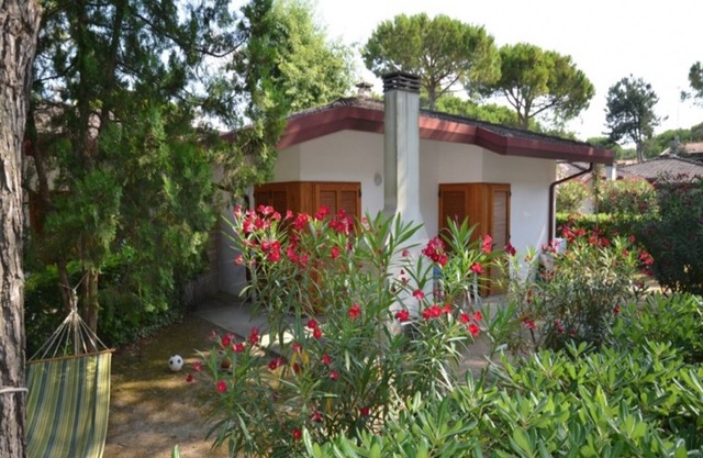 Beautiful house with garden and fireplace