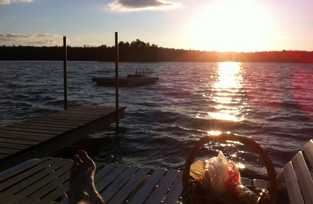 Beautiful one level home on crystal-clear lake for year-round fun. Sleeps 10