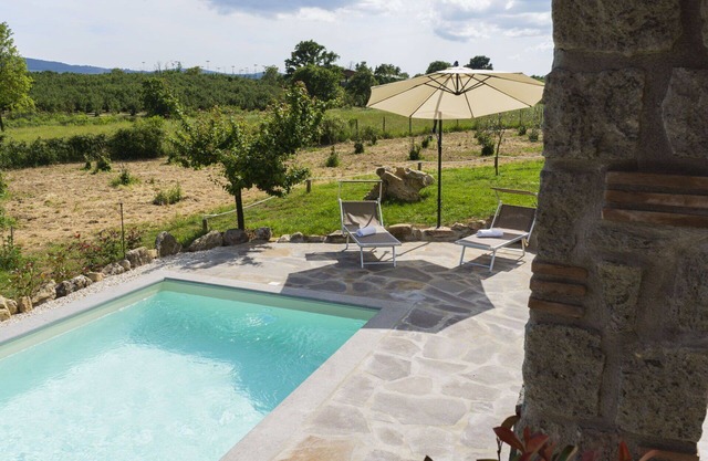 Beautiful private villa for 4 guests with WIFI, A/C, private pool, TV, terrace and panoramic view