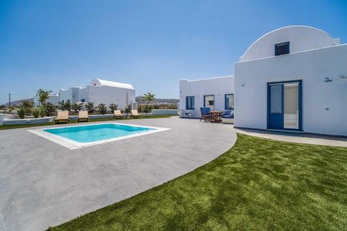 Beautiful Santorini Villa 2 Bedrooms Villa Journey Private Pool Magical Sea Views Karterados