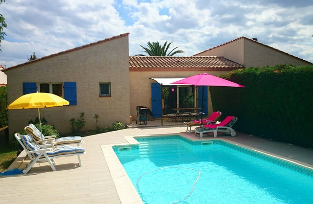Bed and Breakfast (B§B) The Blue Shutters near Perpignan for 2 to 4 people