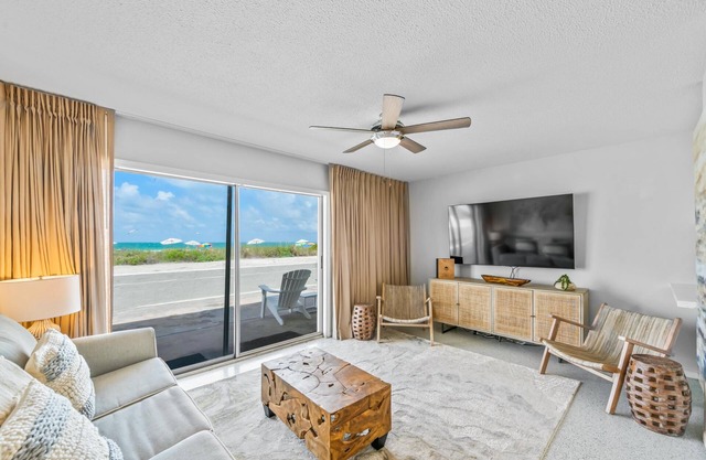 BEDROOM TO BEACH IN 5 SECONDS FLAT in this 2 Bedroom 1 Bath Beachfront Suite at Bali Hai