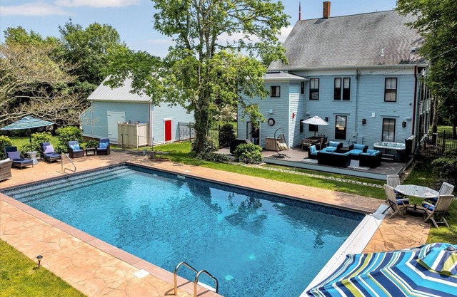 Breathtaking Harwich Retreat w/Heated Pool and Spa RPAM086