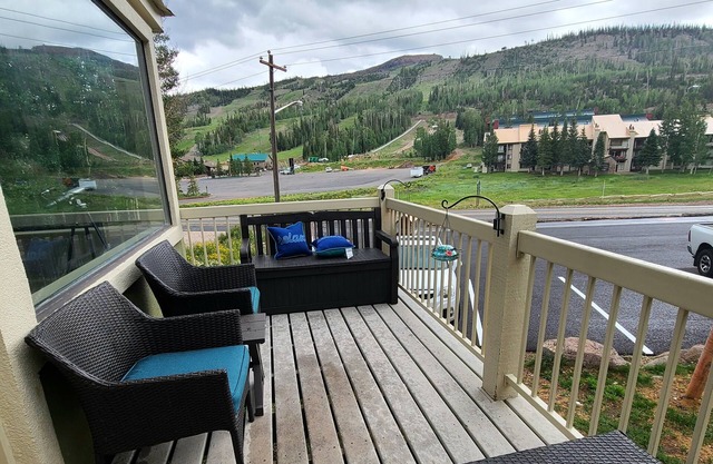Brian Head Village Escape 4/3 with Ski Slope Views Across from the Lift Unit J-2