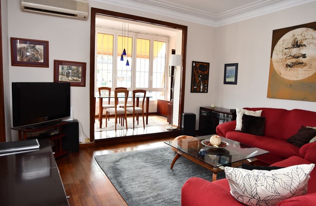 Bright apartment in the center of Barcelona.