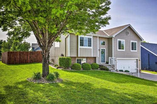 Bright Omaha Family Home with Grill and Deck!