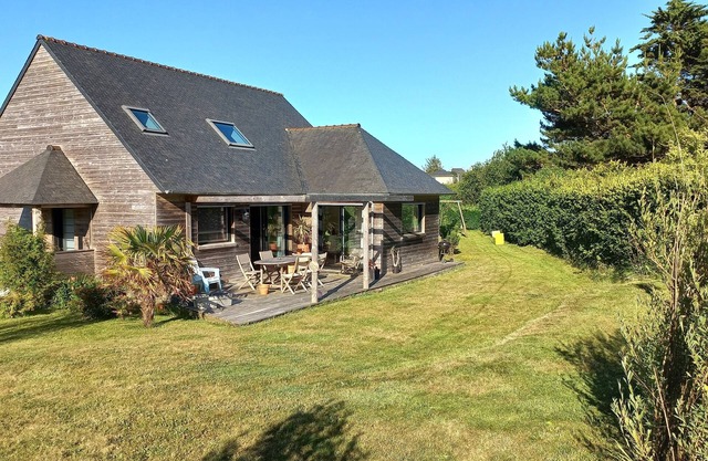 Bright wooden house close to the beach