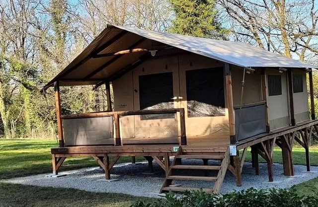 Camping Le Clos du Blavet * - Lodge Kenya 3 rooms 5 people Without sanitary facilities