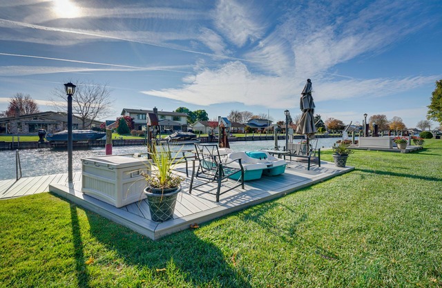 Canal-Front Clay Township Gem: Boat & Jet Ski Lift