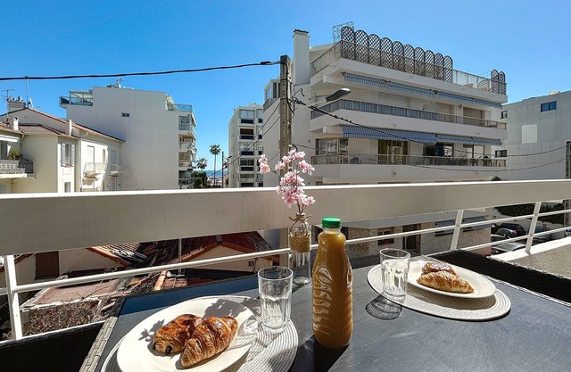 Cannes: Palm Beach area - 1 bedroom apartment - terrace, sea view