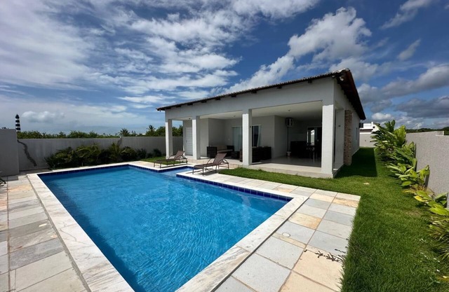 Casa Beira Mar com Piscina, Churrasqueira - Praia de Touros - RN - Petfriendly