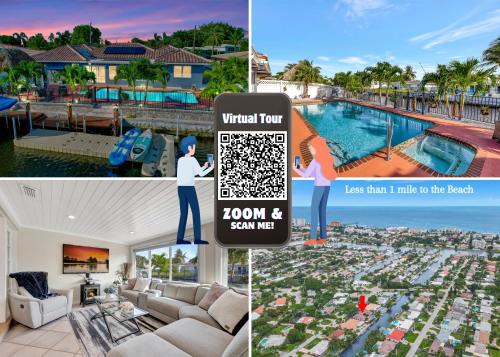 Casa by The Cove 3 bedroom 2 bath plus Office Intracoastal Front with Heated Pool and Spa