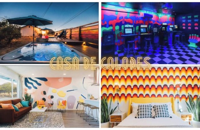 Casa De Colores w/Arcade, hot tub + more - J Treenn