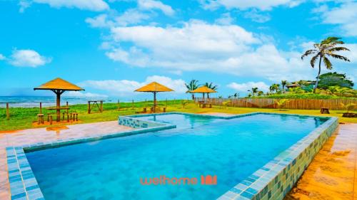 Casa em Entre Rios com Piscina Beira-Mar