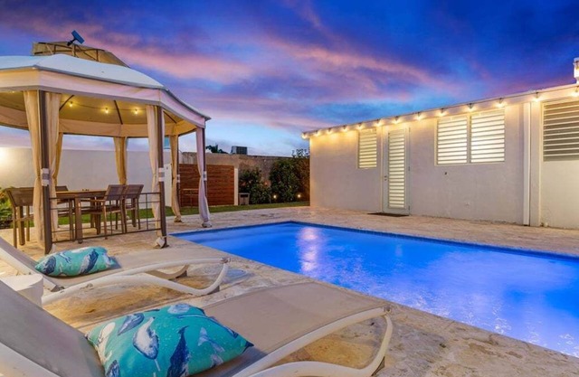 Casa Larimar with pool +solar system near beach