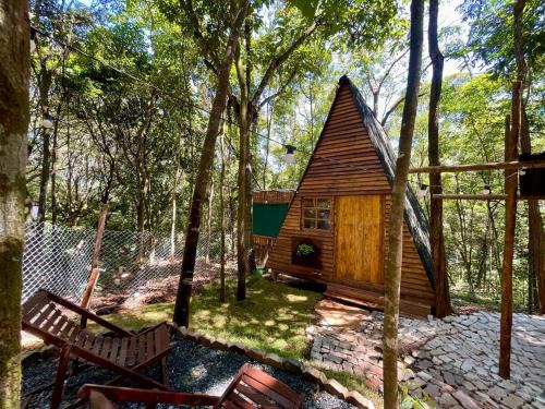 chalé borboletário