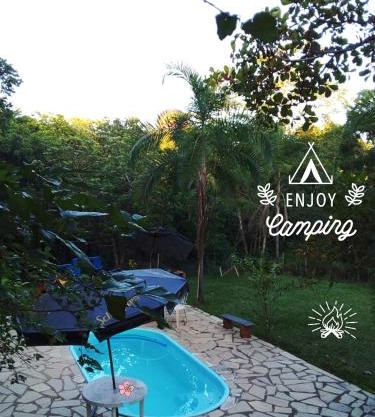 Chalé Piscina Rio Área de Lazer na Terra do Sossego