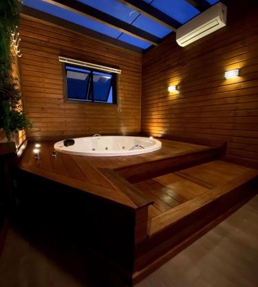 Chalé Rústico Aconchegante com Hidro