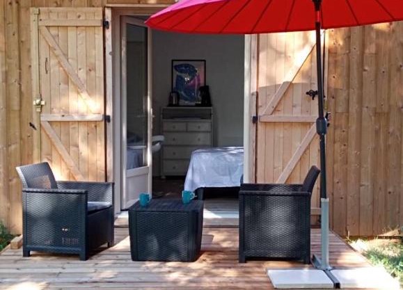 Chambre au calme entourée par la nature.