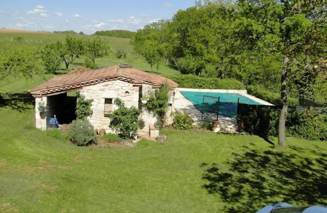 Character house, swimming pool