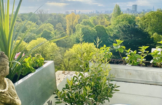 Charming Art Deco Apartment Overlooking Regents Park with a balcony