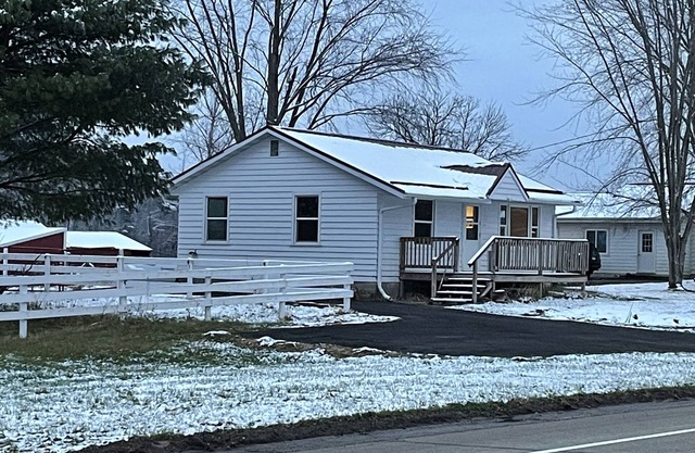 Charming country home. Located on a farm property.