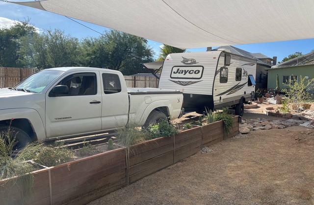 Charming RV space with full hookups in delightful Downtown Tucson with WiFi