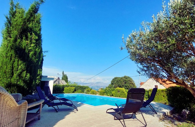 Charming Villa Nika with the pool on the most beautiful island in Adriatic sea