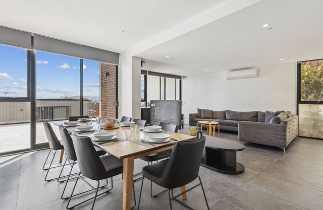 Chilam C embraces open plan living with a combined kitchen/dining/living area