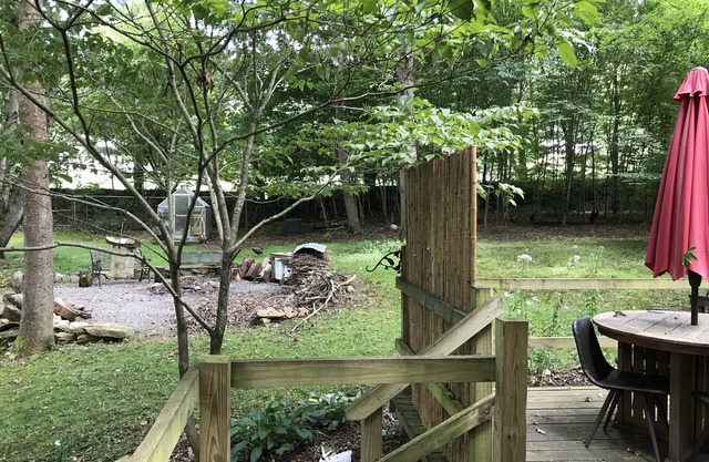 Clean cabin on beautiful property.