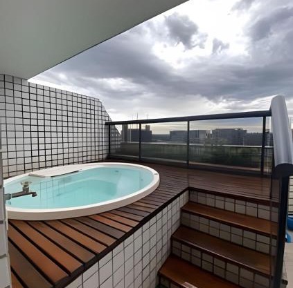 Cobertura Duplex c Jacuzzi Hotel Residence Bonapart