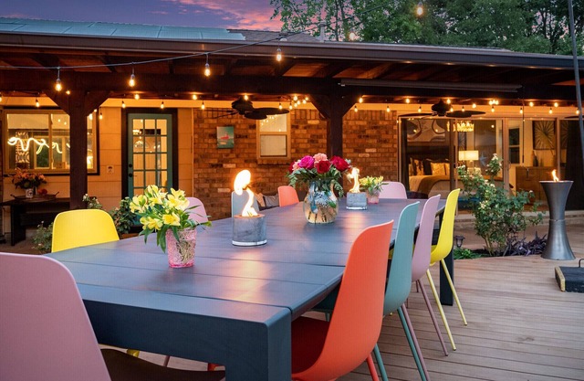 Colorful, Design-Inspired Home with In-Ground Pool Near Cowboys Stadium