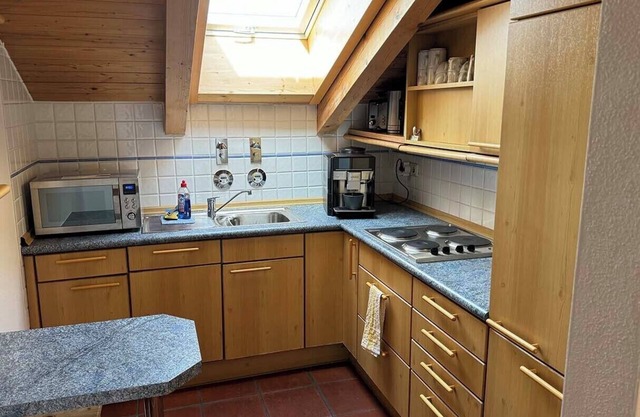 Comfortable furnishings, large bedroom & living room.