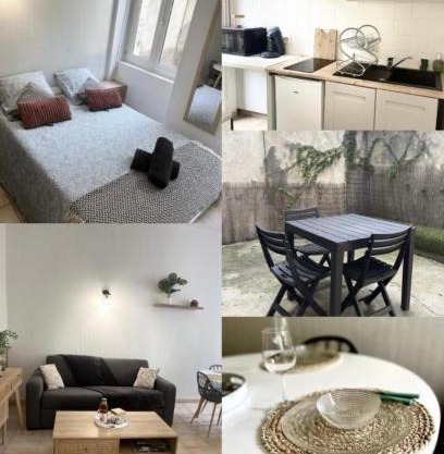 Cosy T1 30m2 avec cour en plein cœur de ville