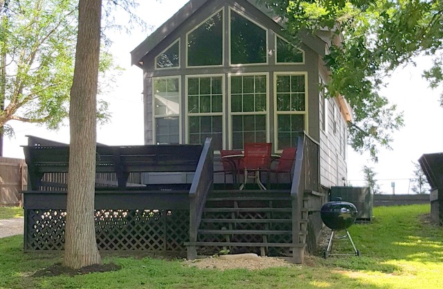 Cottage Overlooking Lake Dublap part of the Guadalupe River