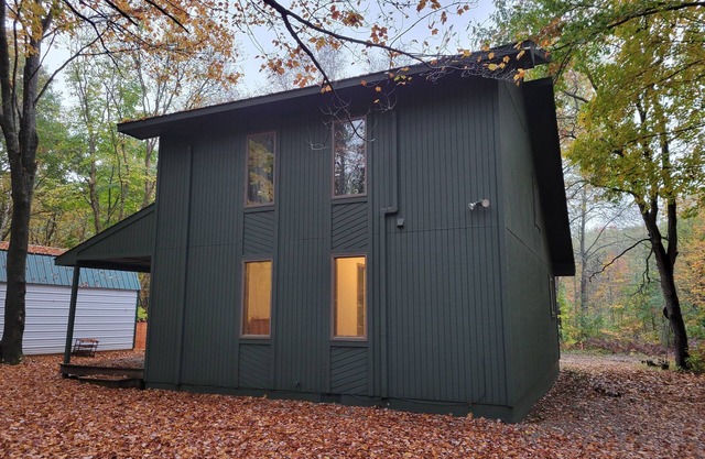 Cozy Cabin in the Woods with a Short walk to the Lake, ORV Trails, and Skiing!