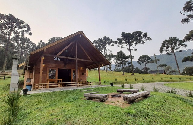 Cozy Country House and Cabin for Family Quinta do Vale in Urubici-SC