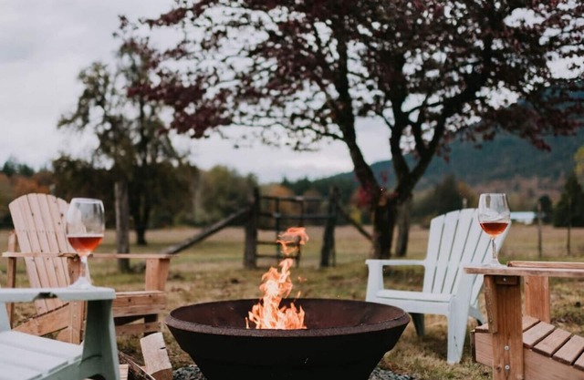 Cozy Farmhouse in Mountains w/hot tub & firepit